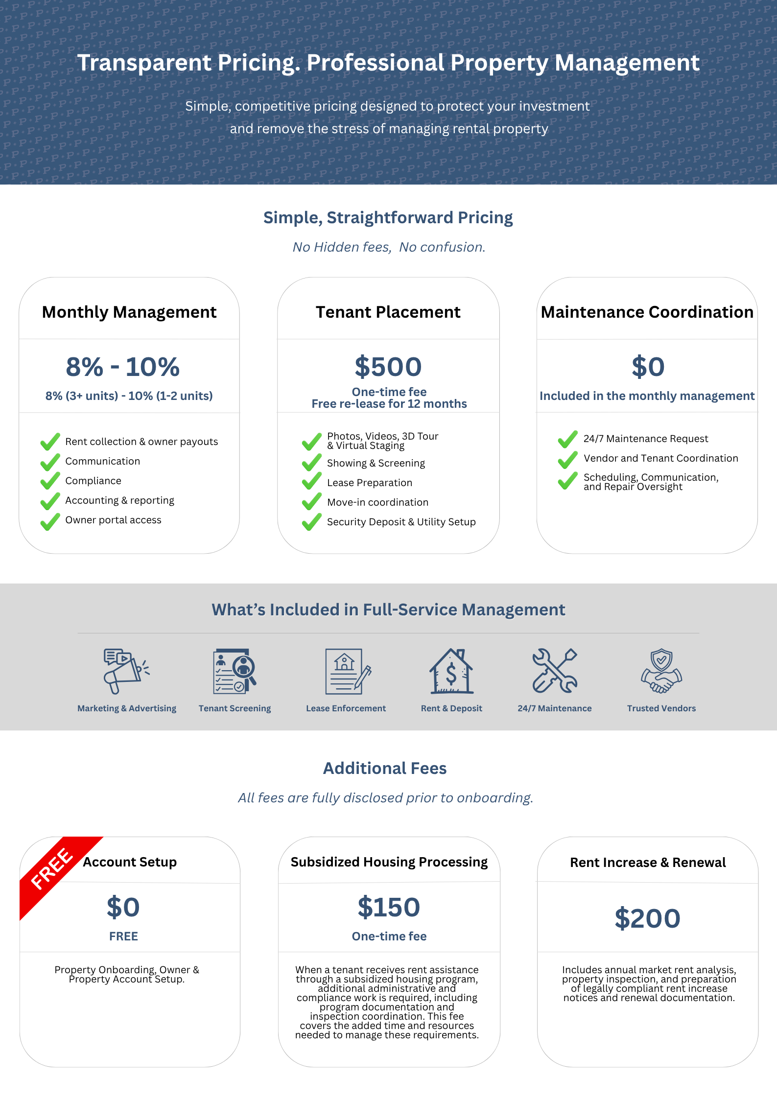 Pricing Page